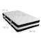 Flash Furniture 12" Twin Mattress & Memory Foam Topper Bundle CL-E230P-2M35-T-GG - alternate 5